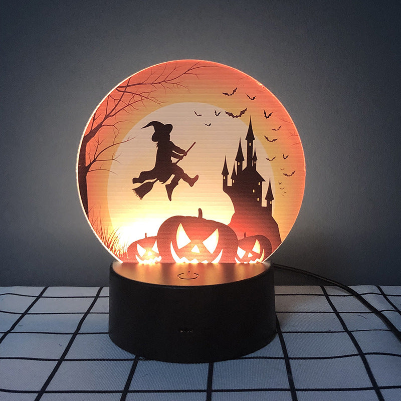 Halloween pumpkin pattern night light