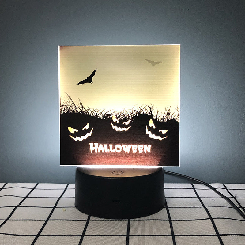 Halloween pumpkin pattern night light