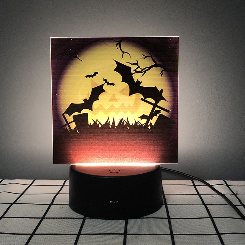 Halloween pumpkin pattern night light