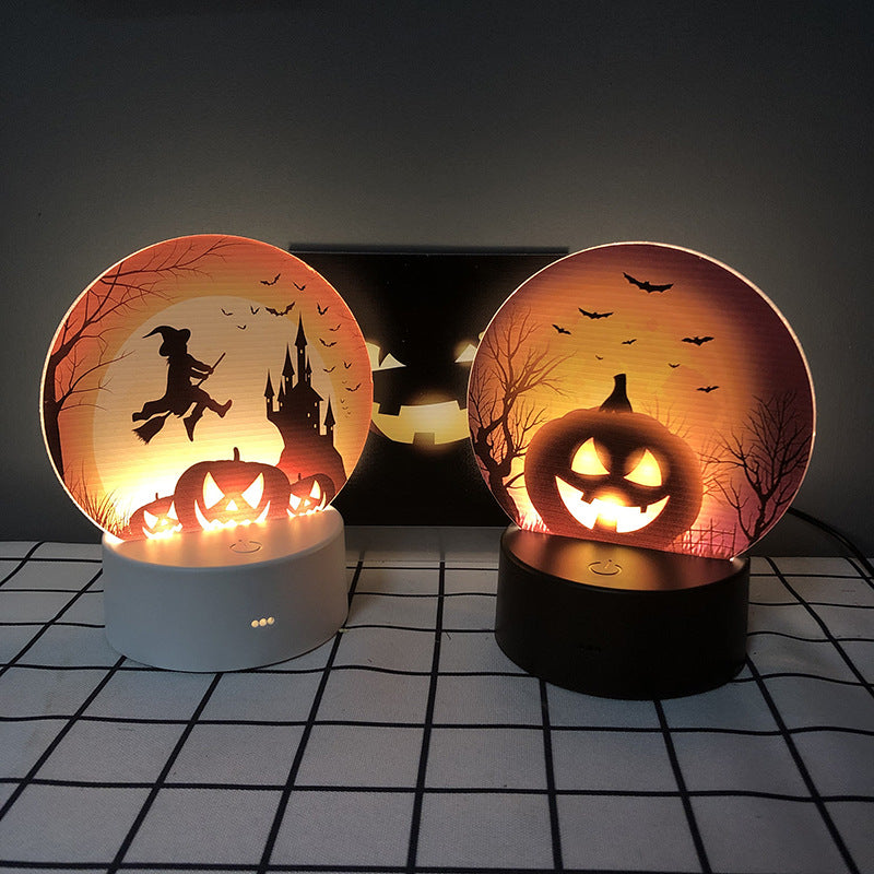 Halloween pumpkin pattern night light