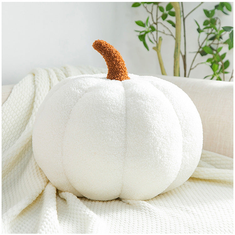 Romantic Macaron Color Teddy Velvet Pumpkin Pillow Cushion