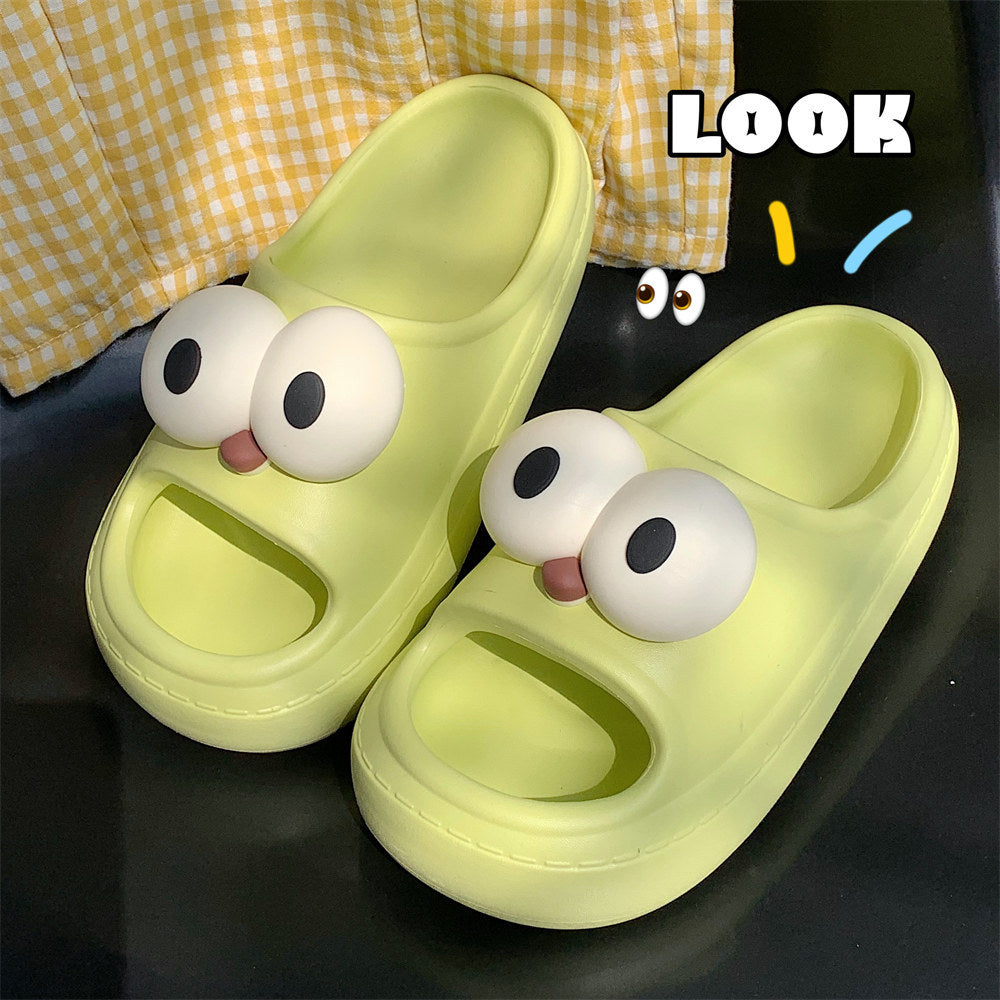 Cute big eyes slippers