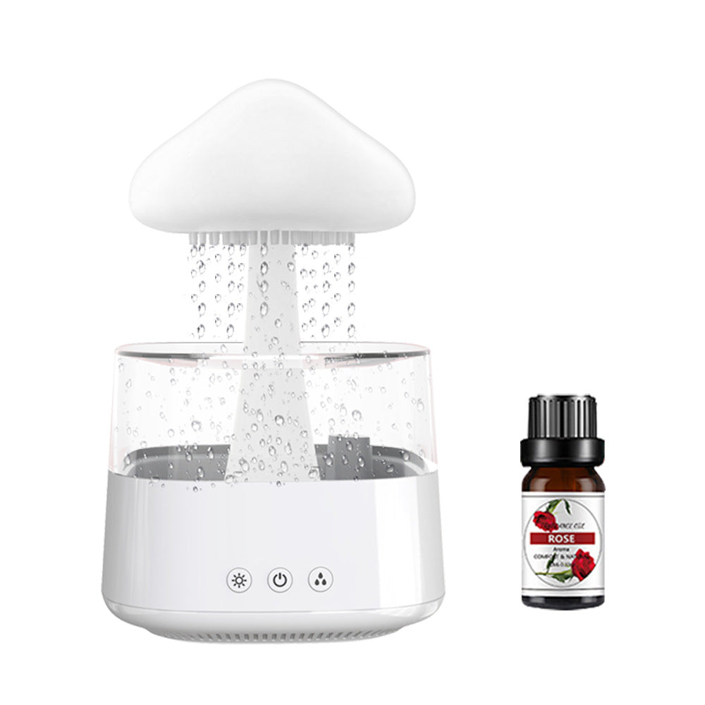 Mushroom Rain Air Humidifier with Colorful Night Light