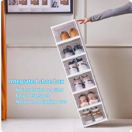 6-Layer Foldable Shoe Storage Organizer