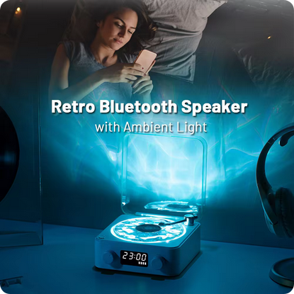 Mini Retro Vinyl Music Player