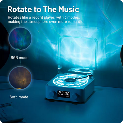 Mini Retro Vinyl Music Player