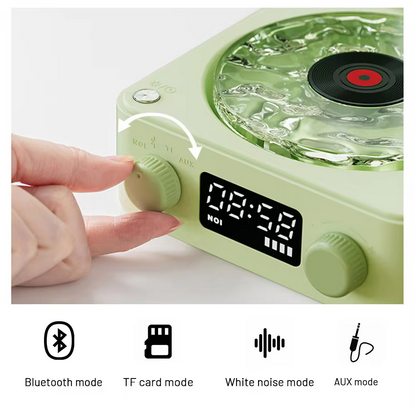Mini Retro Vinyl Music Player