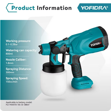 Rechargeable Electric Paint Sprayer